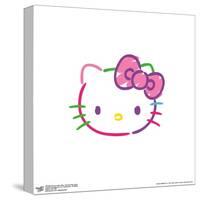 Gallery Pops Sanrio Hello Kitty - Pop Art Kitty Head Wall Art-Trends International-Stretched Canvas