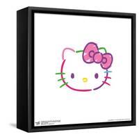 Gallery Pops Sanrio Hello Kitty - Pop Art Kitty Head Wall Art-Trends International-Framed Stretched Canvas