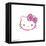 Gallery Pops Sanrio Hello Kitty - Pop Art Kitty Head Wall Art-Trends International-Framed Stretched Canvas