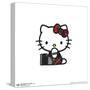 Gallery Pops Sanrio Hello Kitty - Punk Red Wall Art-Trends International-Stretched Canvas