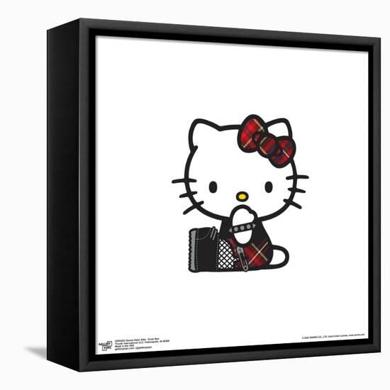 Gallery Pops Sanrio Hello Kitty - Punk Red Wall Art-Trends International-Framed Stretched Canvas