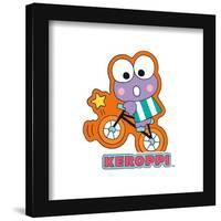 Gallery Pops Sanrio Keroppi - Keroppi Sticker Graphic Wall Art-Trends International-Framed Gallery Pops