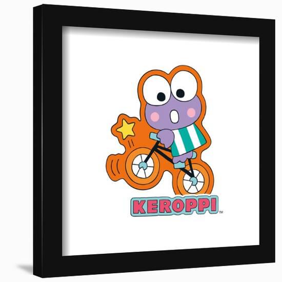 Gallery Pops Sanrio Keroppi - Keroppi Sticker Graphic Wall Art-Trends International-Framed Gallery Pops