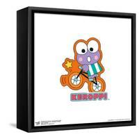 Gallery Pops Sanrio Keroppi - Keroppi Sticker Graphic Wall Art-Trends International-Framed Stretched Canvas