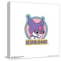 Gallery Pops Sanrio Kuromi - Kuromi Sticker Graphic Wall Art-Trends International-Stretched Canvas