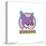 Gallery Pops Sanrio Kuromi - Kuromi Sticker Graphic Wall Art-Trends International-Stretched Canvas