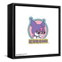 Gallery Pops Sanrio Kuromi - Kuromi Sticker Graphic Wall Art-Trends International-Framed Stretched Canvas