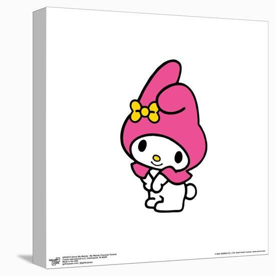 Gallery Pops Sanrio My Melody - My Melody Character Portrait Wall Art-Trends International-Stretched Canvas