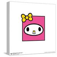 Gallery Pops Sanrio My Melody - My Melody Happy Face Wall Art-Trends International-Stretched Canvas