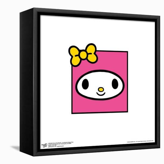 Gallery Pops Sanrio My Melody - My Melody Happy Face Wall Art-Trends International-Framed Stretched Canvas