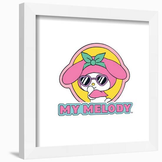 Gallery Pops Sanrio My Melody - My Melody Sticker Graphic Wall Art-Trends International-Framed Gallery Pops