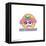 Gallery Pops Sanrio My Melody - My Melody Sticker Graphic Wall Art-Trends International-Framed Stretched Canvas