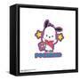 Gallery Pops Sanrio Pochacco - Pochacco Sticker Graphic Wall Art-Trends International-Framed Stretched Canvas