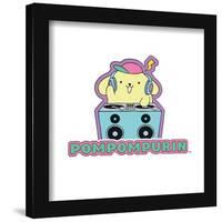 Gallery Pops Sanrio Pompompurin - Pompompurin Sticker Graphic Wall Art-Trends International-Framed Gallery Pops