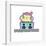 Gallery Pops Sanrio Pompompurin - Pompompurin Sticker Graphic Wall Art-Trends International-Framed Gallery Pops