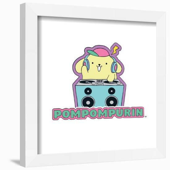 Gallery Pops Sanrio Pompompurin - Pompompurin Sticker Graphic Wall Art-Trends International-Framed Gallery Pops