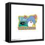 Gallery Pops Sanrio Tuxedo Sam - Tuxedo Sam Sticker Graphic Wall Art-Trends International-Framed Stretched Canvas