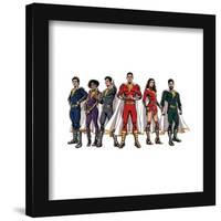 Gallery Pops Shazam! Fury of the Gods - Group Illustration Wall Art-Trends International-Framed Gallery Pops