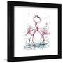 Gallery Pops Snowtap - Flamingos Wall Art-Trends International-Framed Gallery Pops