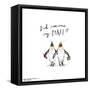 Gallery Pops Snowtap - Party Penguins Wall Art-Trends International-Framed Stretched Canvas
