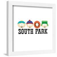 Gallery Pops South Park - Characters Logo Wall Art-Trends International-Framed Gallery Pops