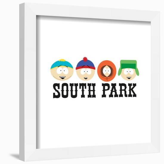 Gallery Pops South Park - Characters Logo Wall Art-Trends International-Framed Gallery Pops