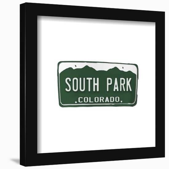 Gallery Pops South Park - License Plate Wall Art-Trends International-Framed Gallery Pops