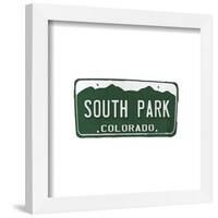 Gallery Pops South Park - License Plate Wall Art-Trends International-Framed Gallery Pops