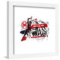 Gallery Pops Spider-Man: Across the Spider-Verse - Hello I'm Miles Morales Wall Art-Trends International-Framed Gallery Pops