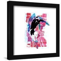 Gallery Pops Spider-Man: Across the Spider-Verse - Spider-Gwen Glitch Wall Art-Trends International-Framed Gallery Pops