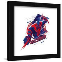 Gallery Pops Spider-Man: Across the Spider-Verse - Spider-Man 2099 Badge Wall Art-Trends International-Framed Gallery Pops