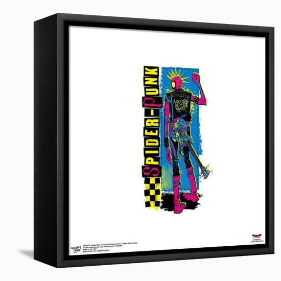 Gallery Pops Spider-Man: Across the Spider-Verse - Spider-Punk Guitar Wall Art-Trends International-Framed Stretched Canvas