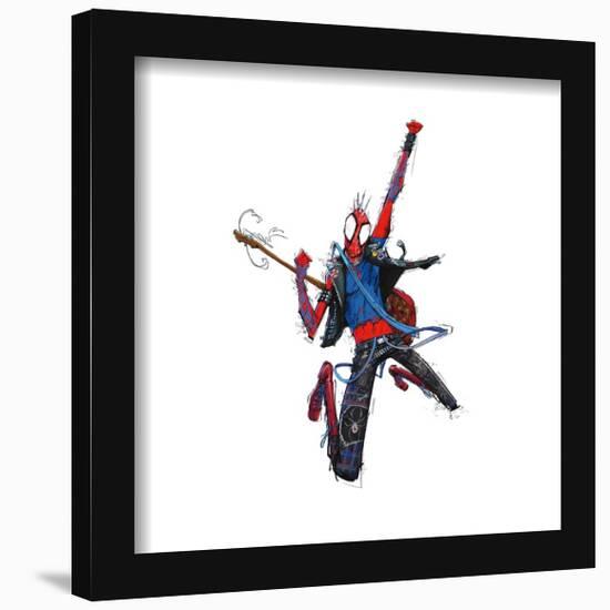 Gallery Pops Spider-Man: Across the Spider-Verse - Spider-Punk Wall Art-Trends International-Framed Gallery Pops