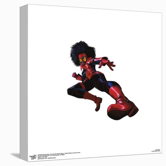 Gallery Pops Spider-Man: Across the Spider-Verse - Spider-Woman Jessica Drew Wall Art-Trends International-Stretched Canvas