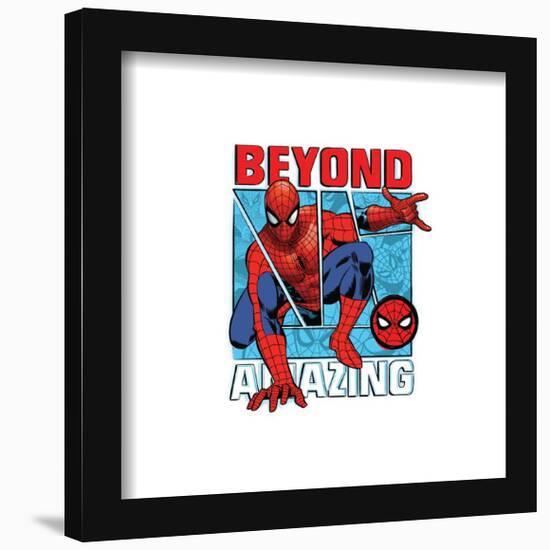 Gallery Pops Spider-Man: Beyond Amazing - Beyond Amazing Text Wall Art-Trends International-Framed Gallery Pops