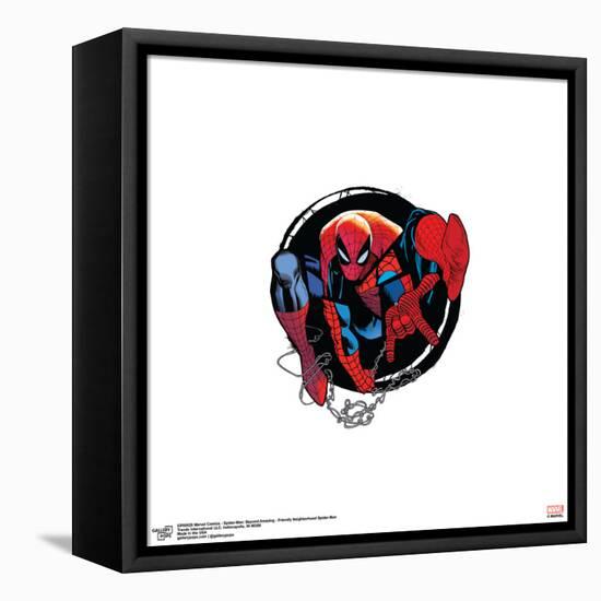 Gallery Pops Spider-Man: Beyond Amazing - Neighborhood Spider-Man Wall Art-Trends International-Framed Stretched Canvas