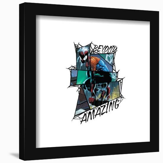 Gallery Pops Spider-Man: Beyond Amazing - Rooftop Web Panels Wall Art-Trends International-Framed Gallery Pops