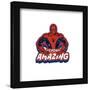 Gallery Pops Spider-Man: Beyond Amazing - Spider-Man Name Badge Wall Art-Trends International-Framed Gallery Pops