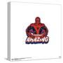 Gallery Pops Spider-Man: Beyond Amazing - Spider-Man Name Badge Wall Art-Trends International-Stretched Canvas