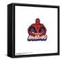 Gallery Pops Spider-Man: Beyond Amazing - Spider-Man Name Badge Wall Art-Trends International-Framed Stretched Canvas