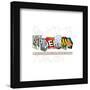 Gallery Pops Spider-Man: Beyond Amazing - Spider-Man Retro Text Logo Wall Art-Trends International-Framed Gallery Pops