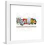 Gallery Pops Spider-Man: Beyond Amazing - Spider-Man Retro Text Logo Wall Art-Trends International-Framed Gallery Pops