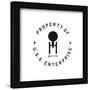 Gallery Pops Star Trek - Property of USS Enterprise NCC-1701 Wall Art-Trends International-Framed Gallery Pops