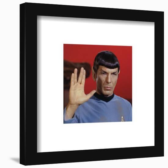 Gallery Pops Star Trek - Spock Vulcan Salute Photo Still Wall Art-Trends International-Framed Gallery Pops