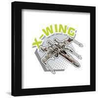 Gallery Pops Star Wars - Academic X-Wing Wall Art-Trends International-Framed Gallery Pops