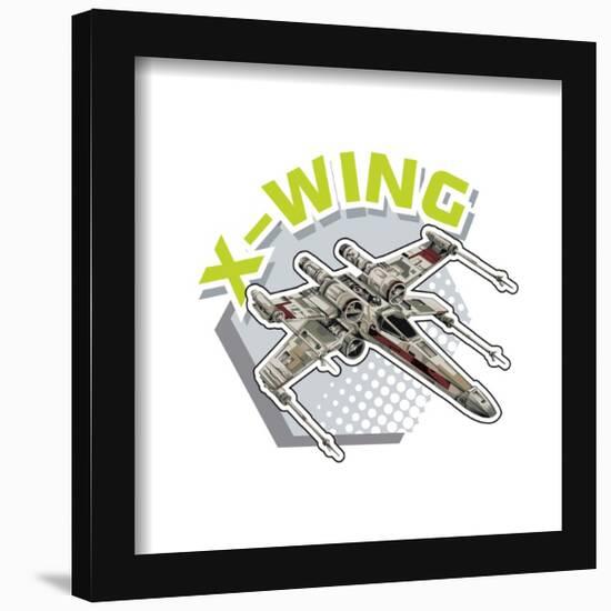 Gallery Pops Star Wars - Academic X-Wing Wall Art-Trends International-Framed Gallery Pops