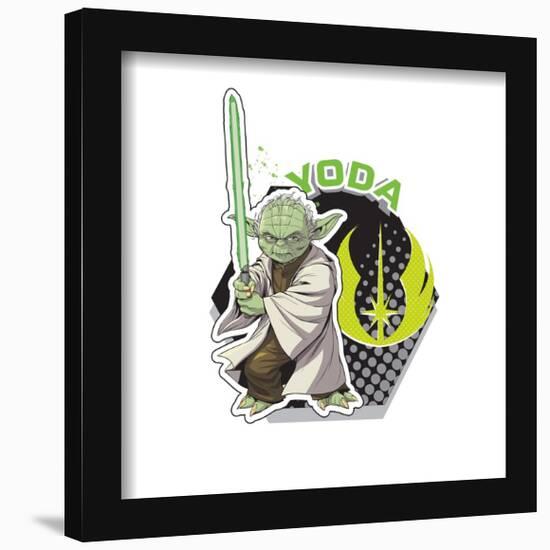 Gallery Pops Star Wars - Academic Yoda Wall Art-Trends International-Framed Gallery Pops