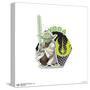 Gallery Pops Star Wars - Academic Yoda Wall Art-Trends International-Stretched Canvas