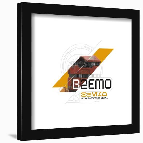 Gallery Pops Star Wars: Andor - B2EMO Badge Wall Art-Trends International-Framed Gallery Pops