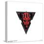 Gallery Pops Star Wars - Dark Side Darth Maul Badge Wall Art-Trends International-Stretched Canvas